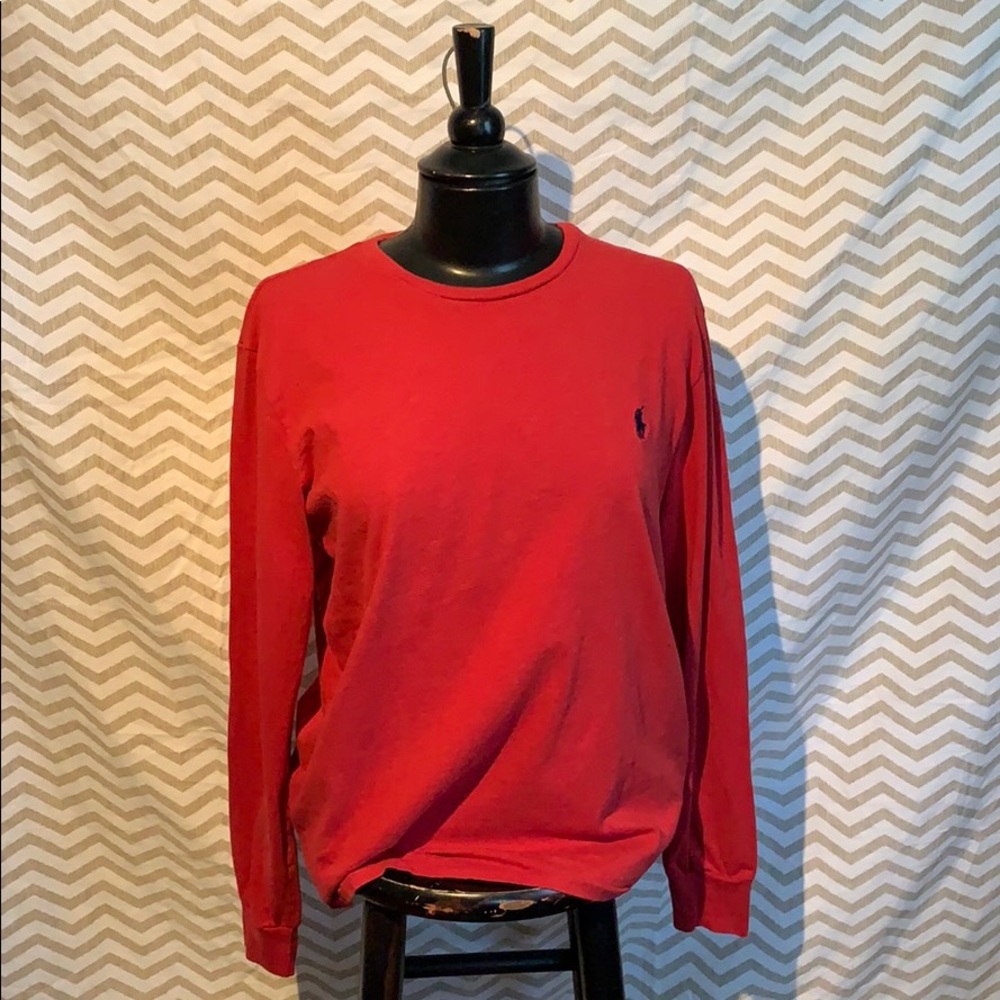 Men’s Polo Long Sleeve Tee (M) Slim Fit